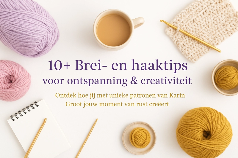 55+ brei- en haaktips van KarosaCreations.nl